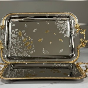 سینی استیل 2 سایز وارداتی