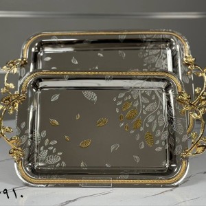 سینی استیل 2 سایز وارداتی