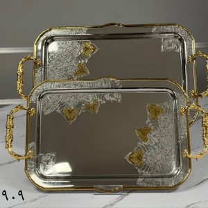 سینی استیل 2 سایز وارداتی