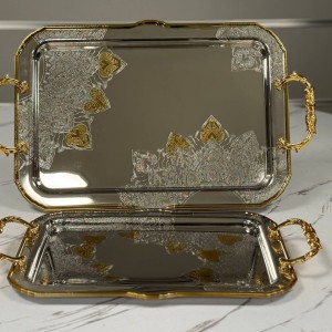 سینی استیل 2 سایز وارداتی