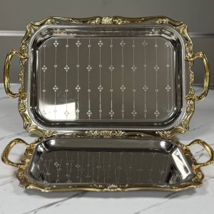 سینی استیل 2 سایز وارداتی