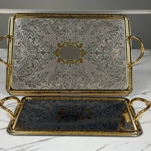 سینی استیل 2 سایز وارداتی