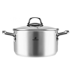 سرویس قابلمه و تابه استیل 11 پارچه کاراجا مدل Sophia İnduksiyon