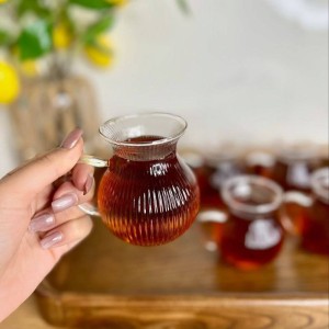 فنجان پیرکس چایخوری دسته دار محصول sahin ترکیه