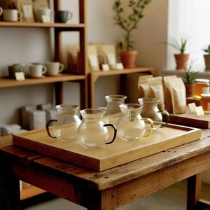 فنجان پیرکس چایخوری شیاردار محصول sahin ترکیه