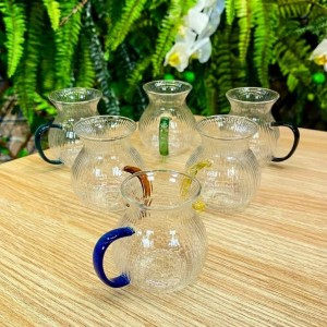 فنجان پیرکس چایخوری شیاردار محصول sahin ترکیه