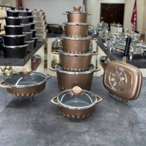 سرویس قابلمه ۱۶ پارچه sg مدل آرنا