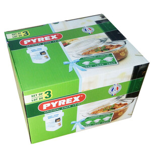ظرف پخت پیرکس مدل px200 مجموعه 3 عددی