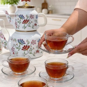 فنجان نعلبکی چایخوری Basic پاشاباغچه