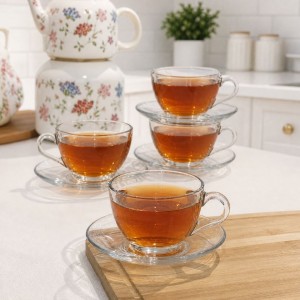 فنجان نعلبکی چایخوری Basic پاشاباغچه