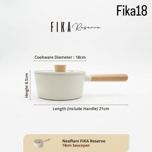 شیرجوش بدون‌لبه‌ تک‌دسته فیکا fika