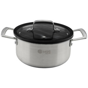 قابلمه استیل ام جی اس مدل کف لیزری PS3120 سایز 16