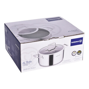 قابلمه استیل کرکماز طرح Altima کد 3872 سایز 24