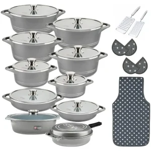 سرویس قابلمه 28 پارچه گرانیت طرح ایتالیا B