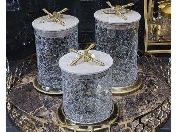 ست بانکه شیشه ایی