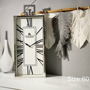 ساعت استیل رومیزی