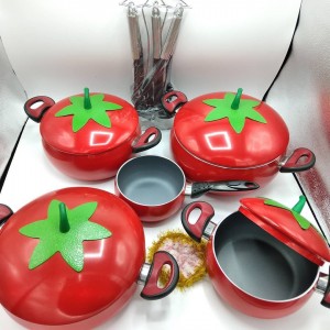 سرویس قابلمه ۱۷ پارچه طرح میوه