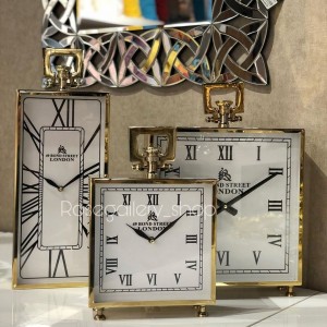 ساعت استیل رومیزی