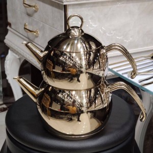 کتری قوری کرکماز طلایی