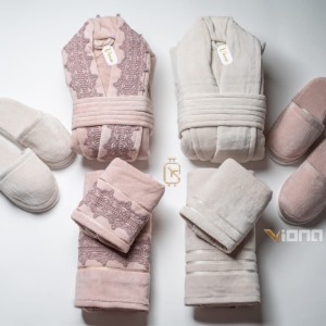  پرطرافدارترین ست ۱۰تیکه حوله ترک VENTO گیپوردار