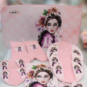  ست ۱۱ پارچه دم کنی طرح ترک 