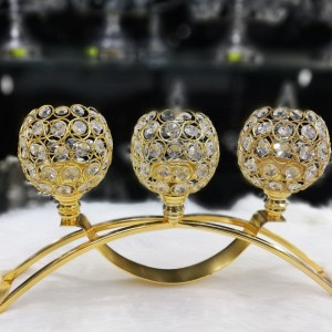 شمعدان 3شعله فلزی