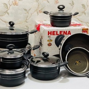 سرویس قابلمه ۱۴ پارچه هلنا داخل زنبوری