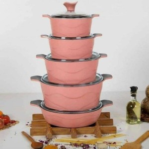 سرویس قابلمه 10 پارچه گرانیتی دالغا