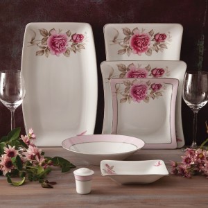 سرویس 97 پارچه وینچی الیسه رزفلاور پلاتین