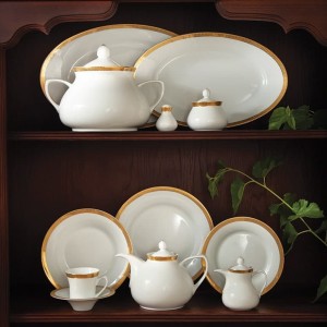 سرویس 108پارچه سه اسلیمی درجه عالی  چینی زرین