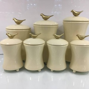 ست۷ پارچه پاسماوری کرم  