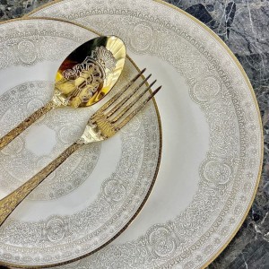 چینی توس برند الیزابت طرح مایرا طلا