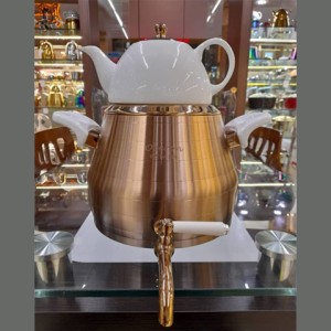 کتری قوری استیل رزگلد اوبرون