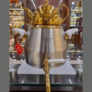 کتری قوری استیل طلایی اوبرون