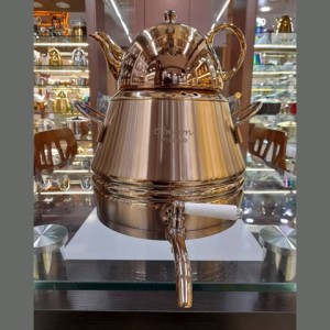 کتری قوری استیل رزگلد اوبرون