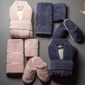 ست 10 پارچه حوله عروس و داماد bello