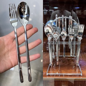 سرویس قاشق چنگال استیل 6نفره