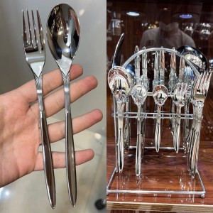 سرویس قاشق چنگال استیل 6نفره