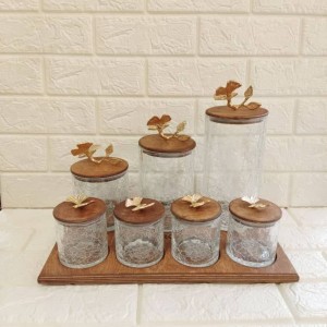 پاسماوری ۷ پارچه درب چوبی