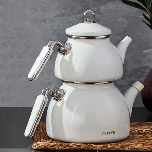 کتری قوری نوا سفید