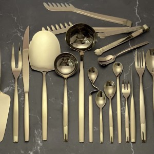 سرویس ۳۰ نفره ۱۴۳ پارچه رزگلد برند S.G