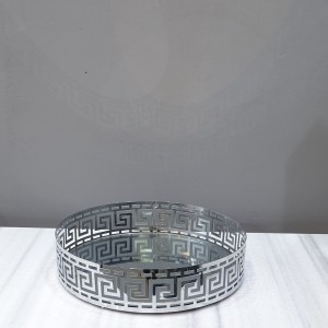 سینی کف آینه ایی طرح ورساچه