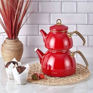 کتری قوری نوا قرمز