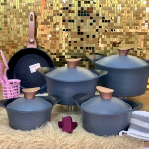 سرویس قابلمه ۱۹ پارچه گرانیتی(AKDENIZ)