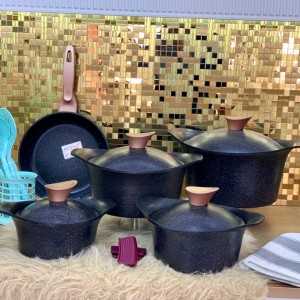 سرویس قابلمه ۱۹ پارچه گرانیتی(AKDENIZ)