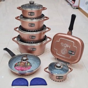 سرویس قابلمه گرانیت 17 پارچه mgs