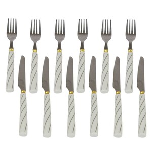 ست کارد و چنگال میوه خوری 12 پارچه یونیک