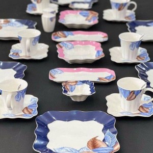 سرویس صبحانه خوری و عصرانه خوری پرسلن