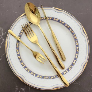 سرویس ۳۰ نفره هایزن تمام طلایی برند اس جی