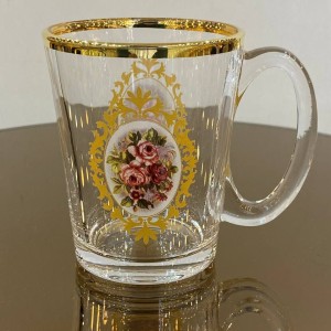 فنجان چای خوری طرح رز